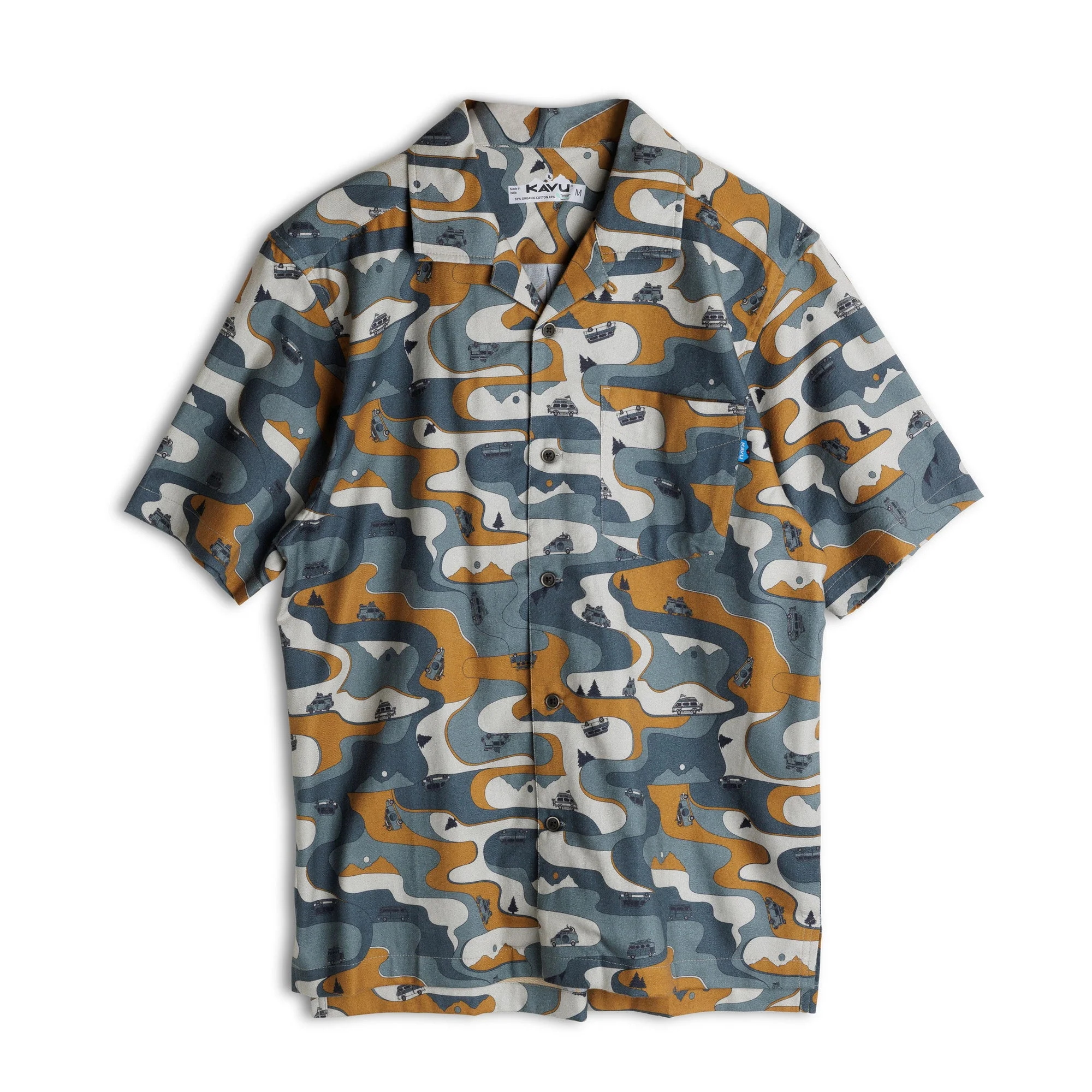 KAVU Bainbridge Short Sleeve Shirt (Dream Van Glen)
