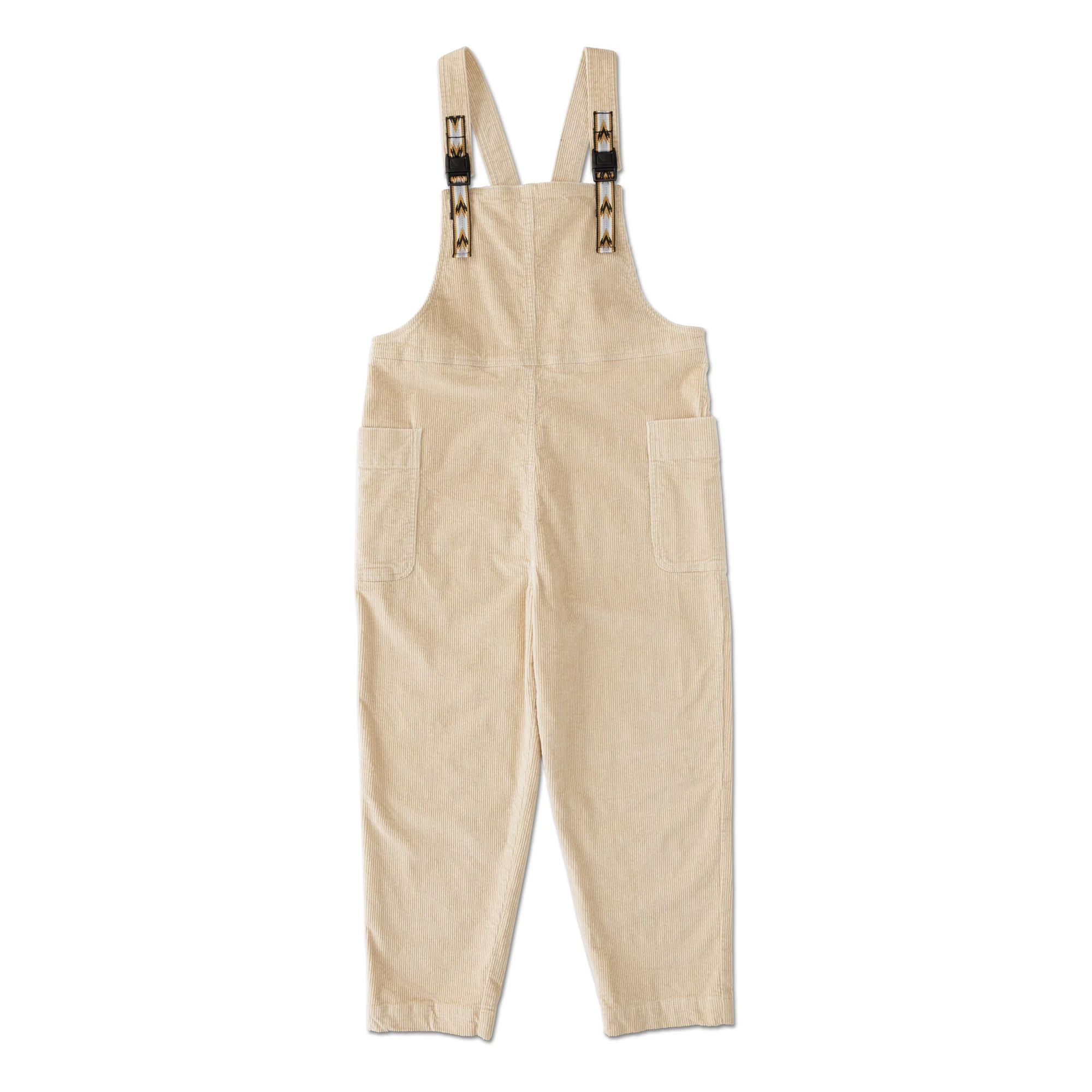 KAVU San Juan Cropped Overalls (Irish Cream)