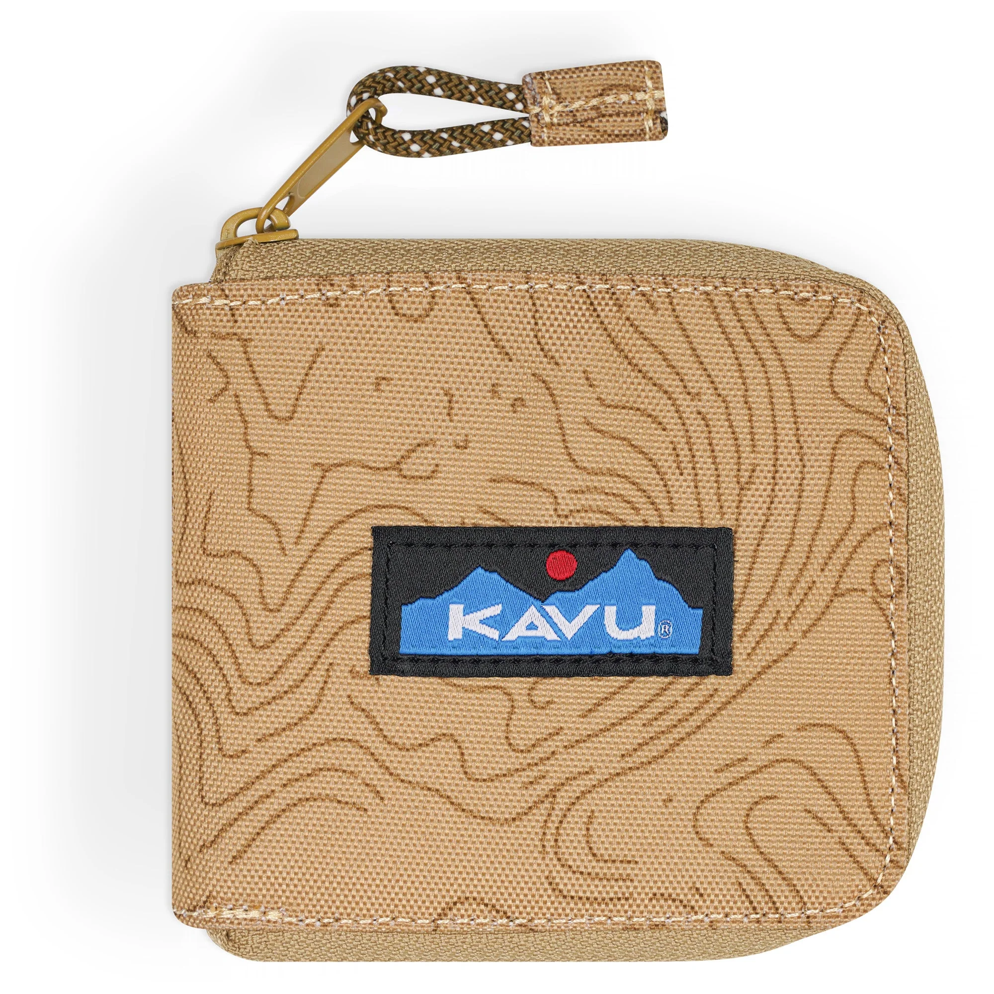 KAVU Zip Around Wallet (Terrain Topo)